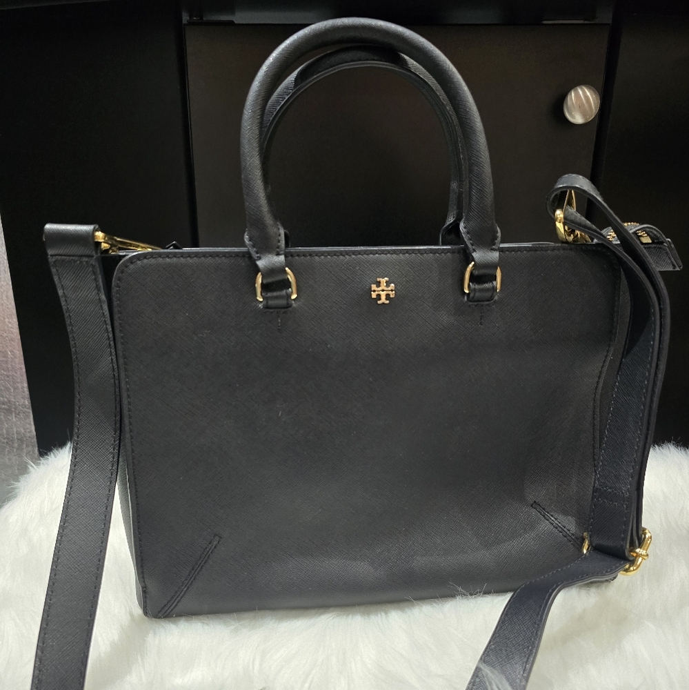 Tory Burch Black Leather Handbag